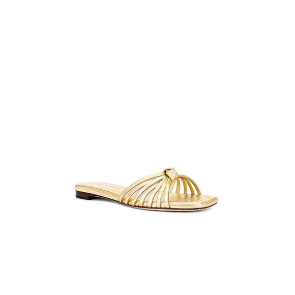 Loeffler Randall Gold Sandals - Picture 14 of 16